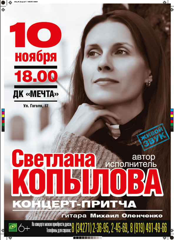 Концерт Светланы Копыловой в Кунгуре